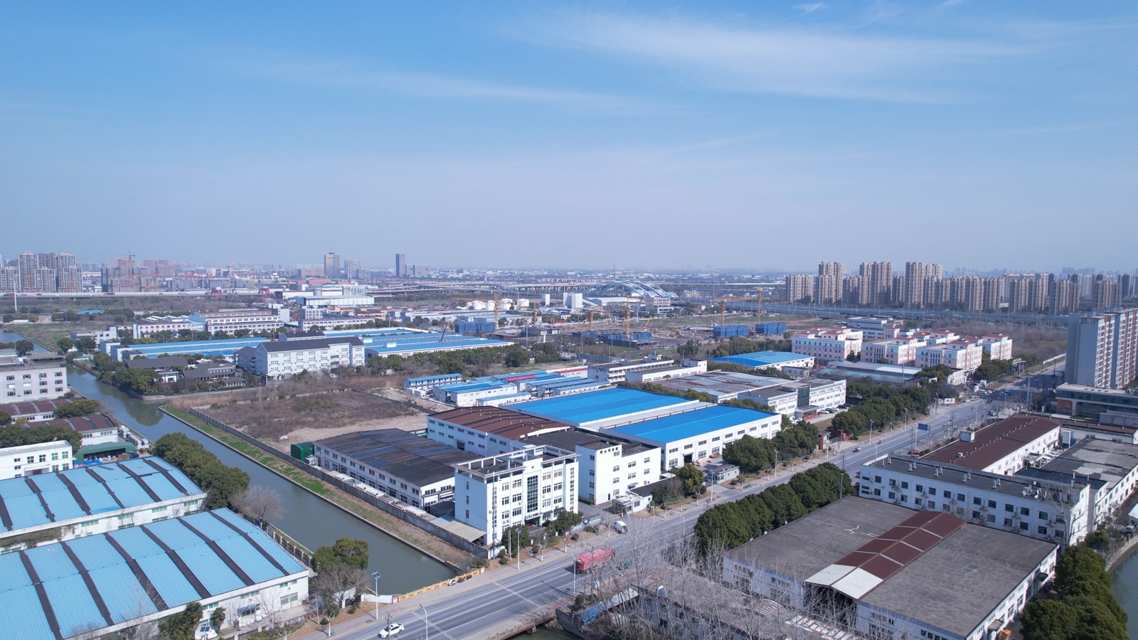 JINGTANG warehouse facility aerial view